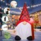 5 FT Tall Christmas Inflatables Outdoor Decorations Blow Up Xmas Little Red Bird and Gnomes with Built-in LEDs for Christmas Indoor Outdoor Yard Lawn Garden Decorations